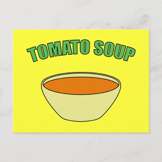 Carte Postale Soupe de tomate (Devant)
