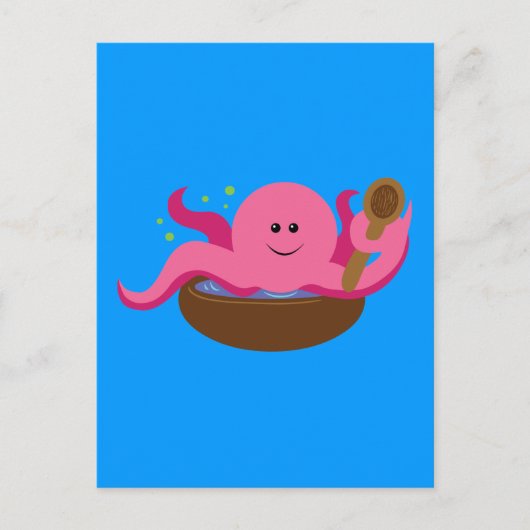 Carte Postale Soupe d'octopus (Devant)
