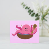 Carte Postale Soupe d'octopus (Debout devant)