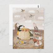 Carte Postale Soupe festive par Alexandra Dikaia (Devant / Derrière)