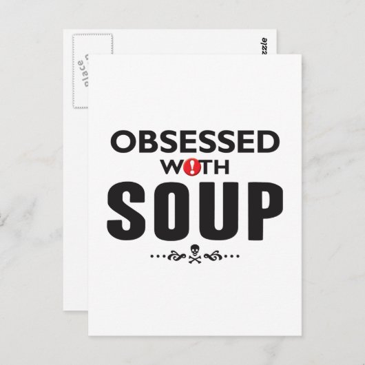Carte Postale Soupe observée (Devant / Derrière)