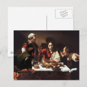 Carte Postale Souper À Emmaus (Devant / Derrière)