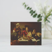 Carte Postale Souper à Emmaüs avec des amis (Debout devant)