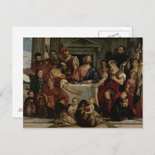 Carte Postale Souper at Emmaus (Devant / Derrière)