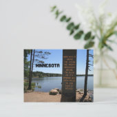 Carte postale Source de la rivière Mississippi (Debout devant)