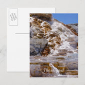 Carte Postale Sources chaudes de Mammoth (Devant / Derrière)