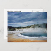 Carte Postale Sources chaudes-Yellowstone (Devant / Derrière)
