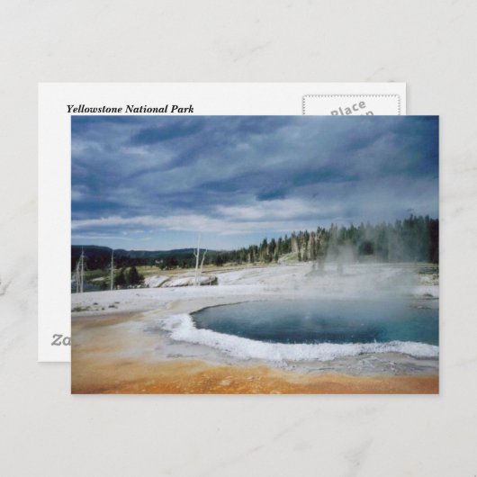 Carte Postale Sources chaudes-Yellowstone (Devant / Derrière)