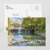 Carte Postale Sources de Siloam Sager Creek Bon rétablissement (Devant / Derrière)