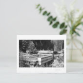 Carte Postale Sources d'eau chaude olympiques, WA Lodge Voir la  (Debout devant)