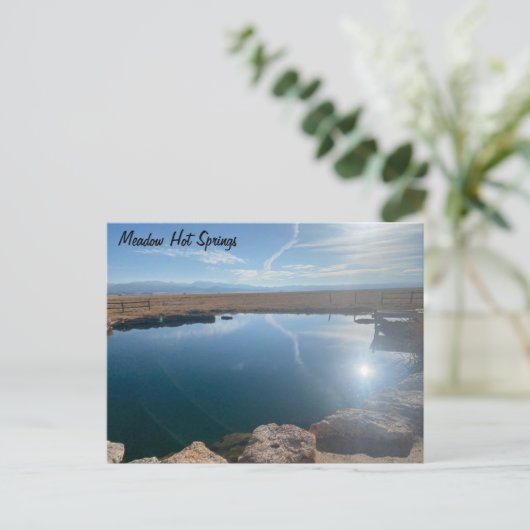 Carte Postale Sources thermales de Meadow (Debout devant)