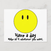 Carte Postale souriant (Devant)