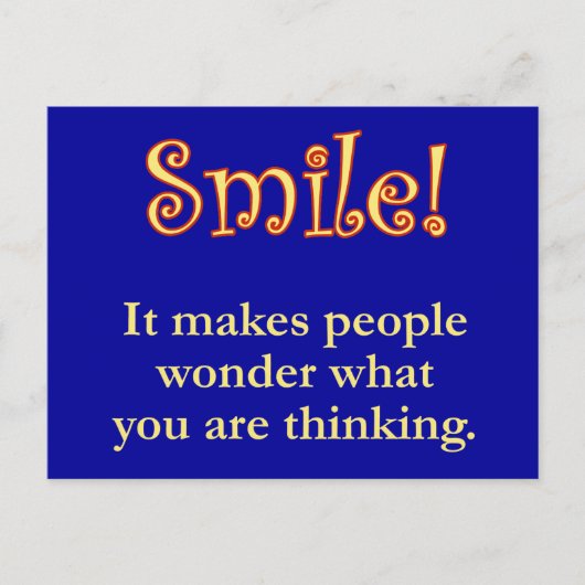 Carte Postale Souriez ! (Devant)