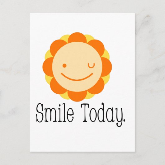 Carte Postale Souriez Aujourd'Hui. (Devant)