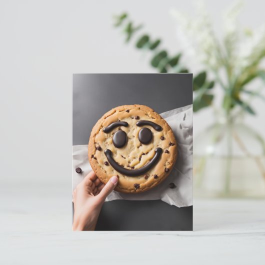 Carte Postale Souriez, c'est l'heure des biscuits ! (Debout devant)