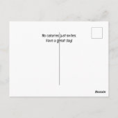 Carte Postale Souriez, c'est l'heure des biscuits ! (Dos)