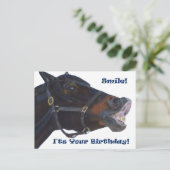 Carte Postale Souriez ! C'est ton anniversaire ! Cheval (Debout devant)