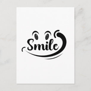 Carte Postale Souriez simplement Continuez à sourire Souriez dav