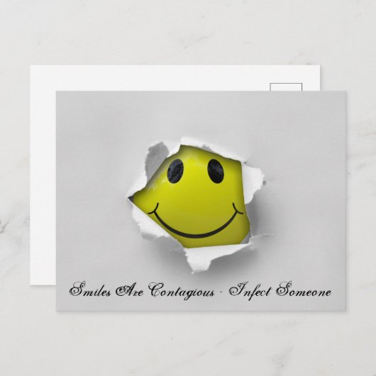 Carte Postale Sourire (Devant / Derrière)