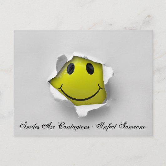 Carte Postale Sourire (Devant)