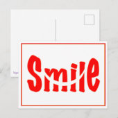 Carte Postale Sourire (Devant / Derrière)