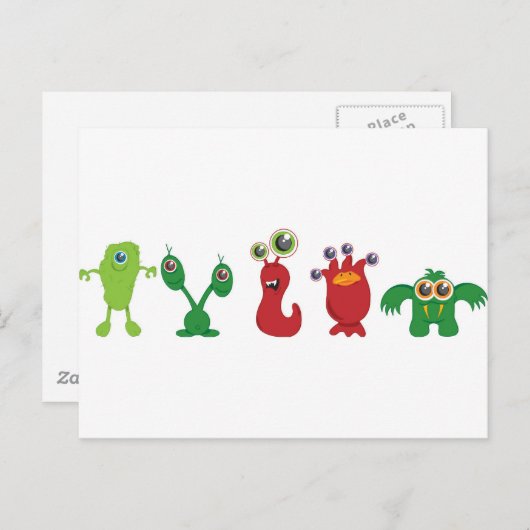 Carte Postale Sourire (Devant / Derrière)