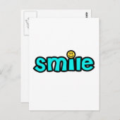 CARTE POSTALE SOURIRE (Devant / Derrière)