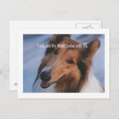 Carte Postale Sourire (Devant / Derrière)