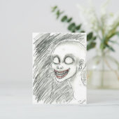 Carte Postale Sourire blanc (Debout devant)