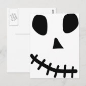 Carte Postale sourire crânien (Devant / Derrière)