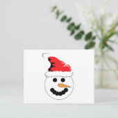 Carte Postale Sourire de bonhomme de neige (Debout devant)