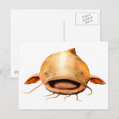 Carte Postale Sourire de pêche (Devant / Derrière)