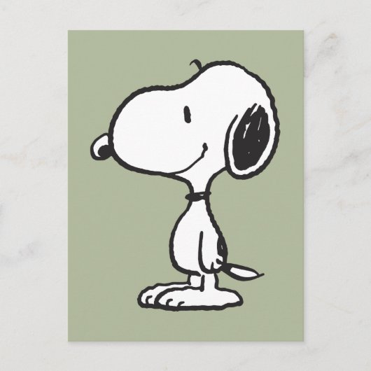 Carte Postale Sourire de Snoopy Rire Rire (Devant)
