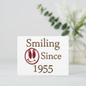 Carte Postale Sourire depuis 1955 (Debout devant)