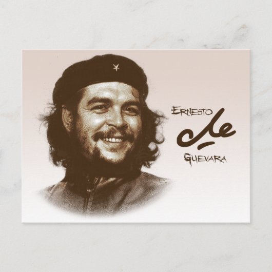 Carte Postale Sourire d'Ernesto Che Guevara (Devant)