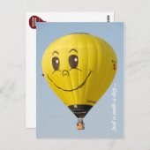 Carte Postale Sourire en ballon (Devant / Derrière)