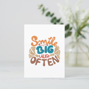 Carte postale Sourire Grand Rire Souvent
