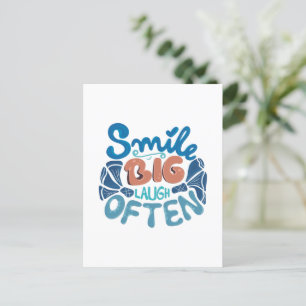 Carte Postale Sourire Grand Rire Souvent