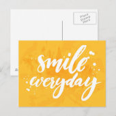 Carte Postale Sourire quotidien (Devant / Derrière)