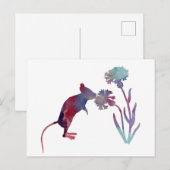 Carte Postale Souris (Devant / Derrière)