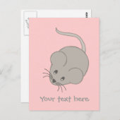 Carte Postale Souris (Devant / Derrière)