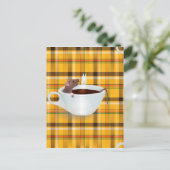 Carte Postale souris à café (Debout devant)