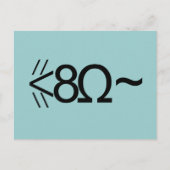 Carte Postale Souris ASCII (Devant)