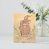 Carte Postale Souris Assistant (Debout devant)