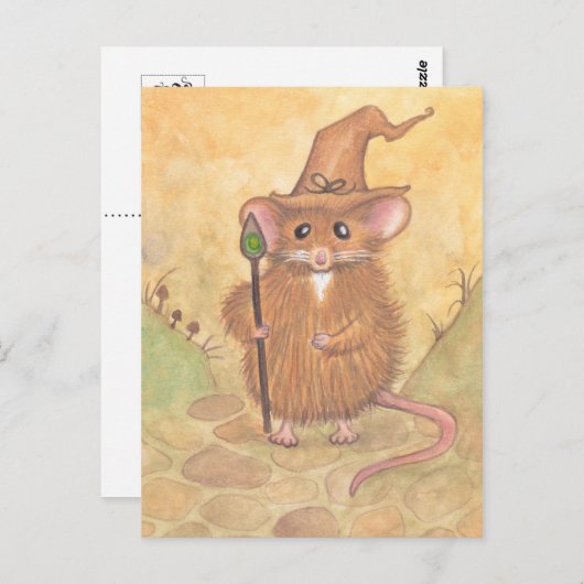 Carte Postale Souris Assistant (Devant / Derrière)