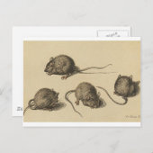Carte Postale souris-clipart-2 (Devant / Derrière)