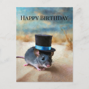 Carte Postale Souris Country Squire Joyeux anniversaire