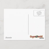 Carte Postale Souris d'ange avec les coeurs (Dos)