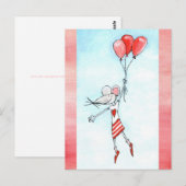 Carte Postale Souris dangereuse (Devant / Derrière)