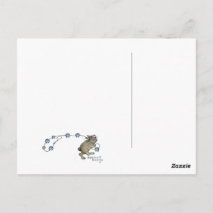 Carte Postale Souris d'anniversaire
